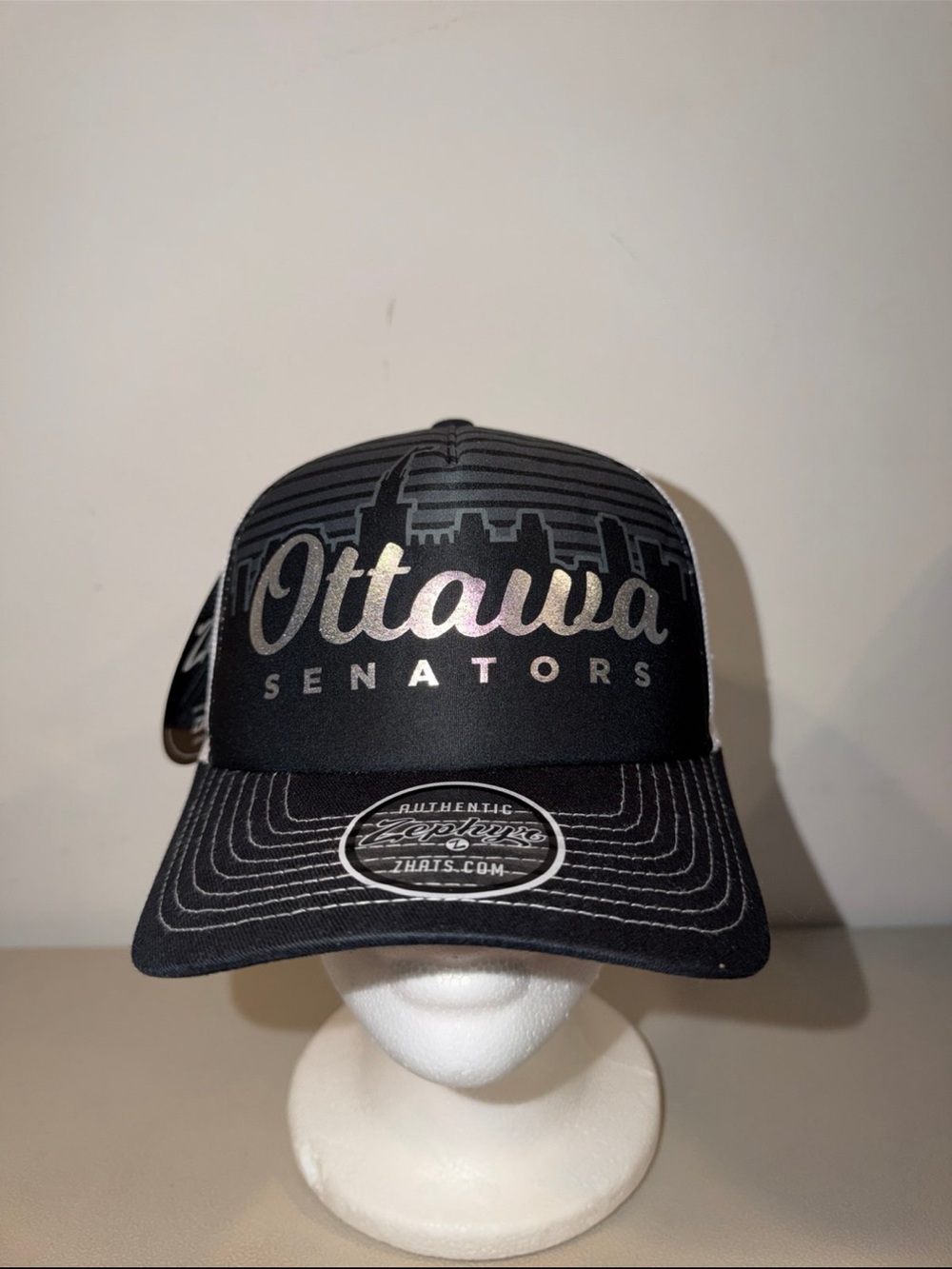 Ottawa Senators Trucker Mesh Snapback Hat (NWTS)